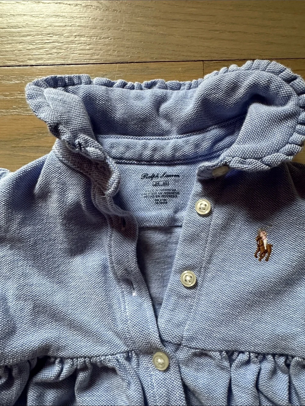 Polo Ralph Lauren Light Blue Polo Dress with Bloomer